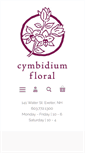 Mobile Screenshot of cymbidiumfloral.com
